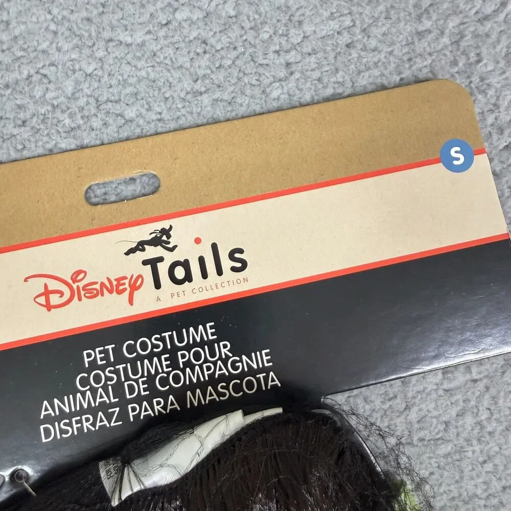 Disney Tails Dog Costume Princess Tiana Small Dress Wig Pet Halloween Outfit NWT